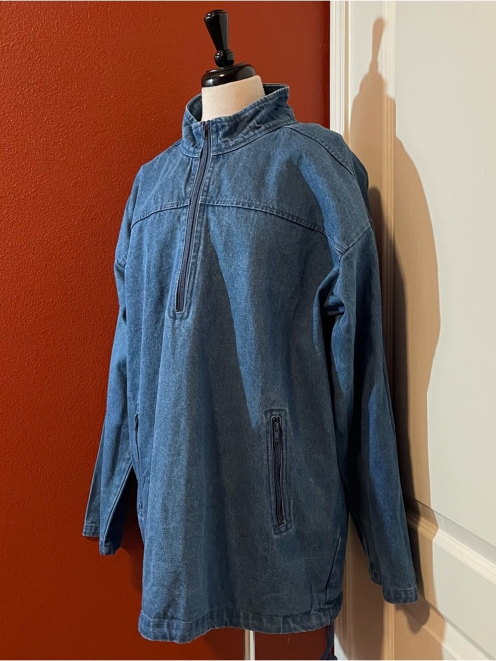Lee Valley‎ Ireland Men’s Cotton Denim Smock Fisherman Painters Art Chore Jacket